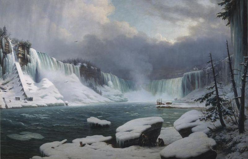 Hippolyte Sebron les chutes du Niagara Germany oil painting art